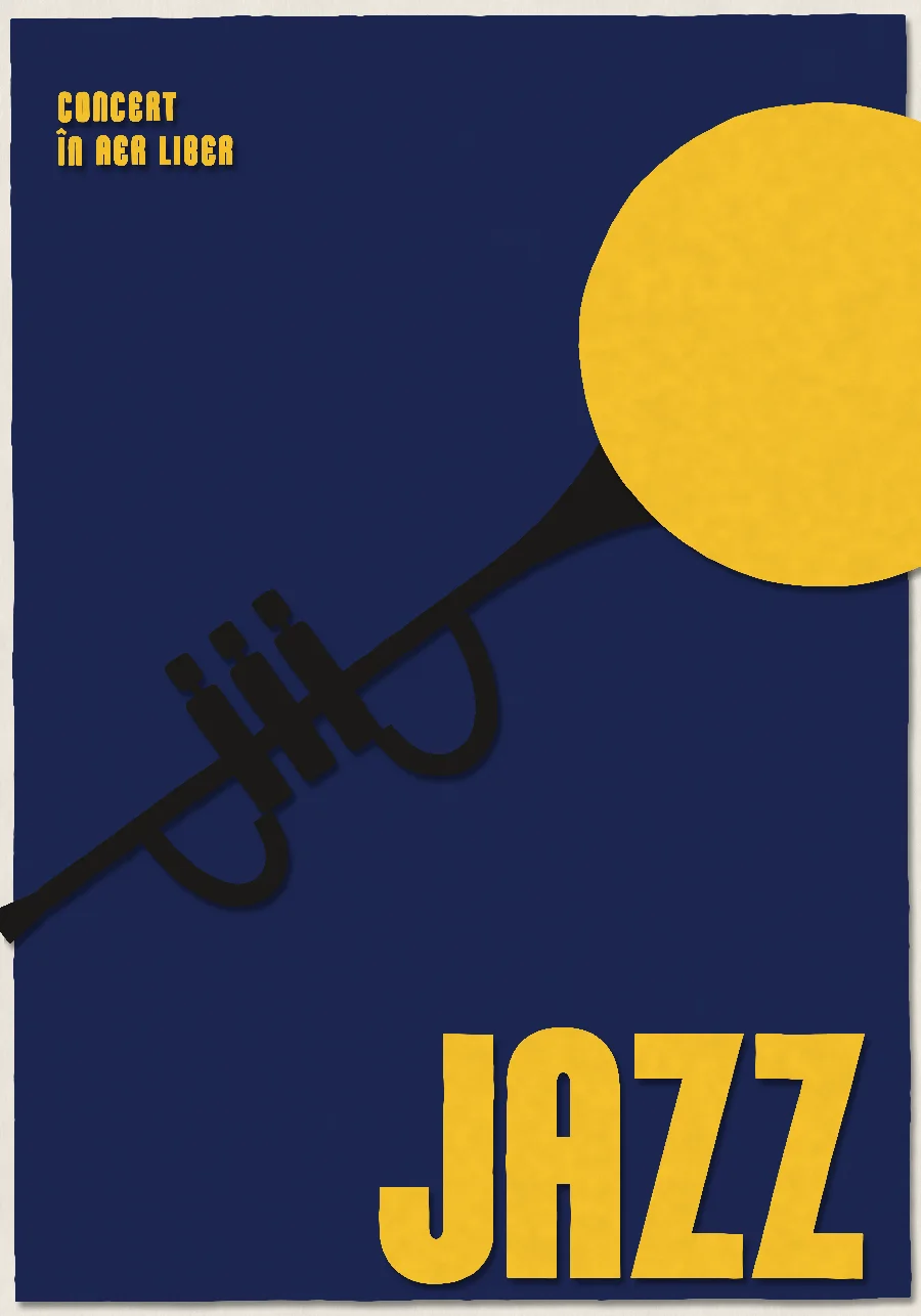Jazz: macheta din hârtie decupată