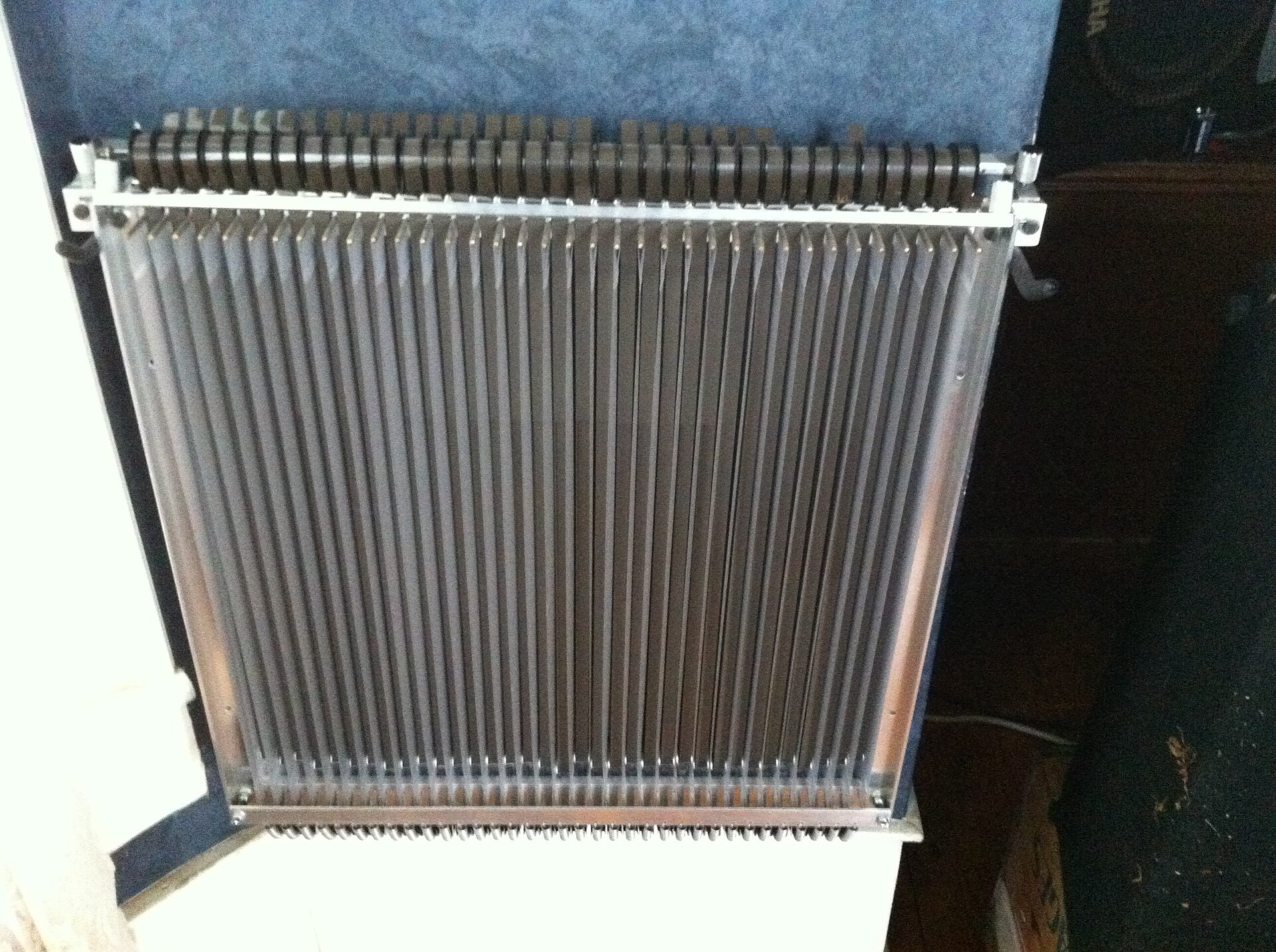 An M400 tape frame holding 35 tapes