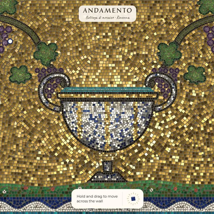 ANDAMENTO: the first screen of the site