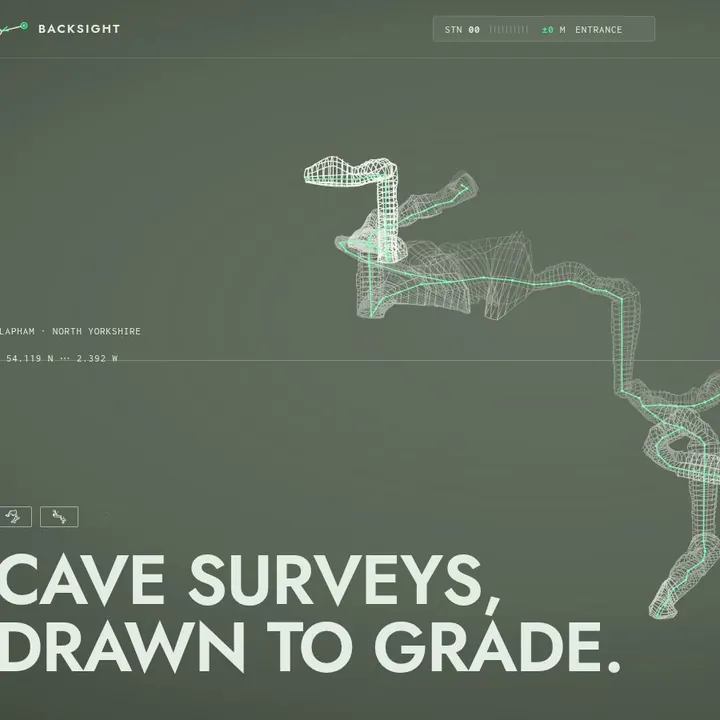 BACKSIGHT: the first screen of the site