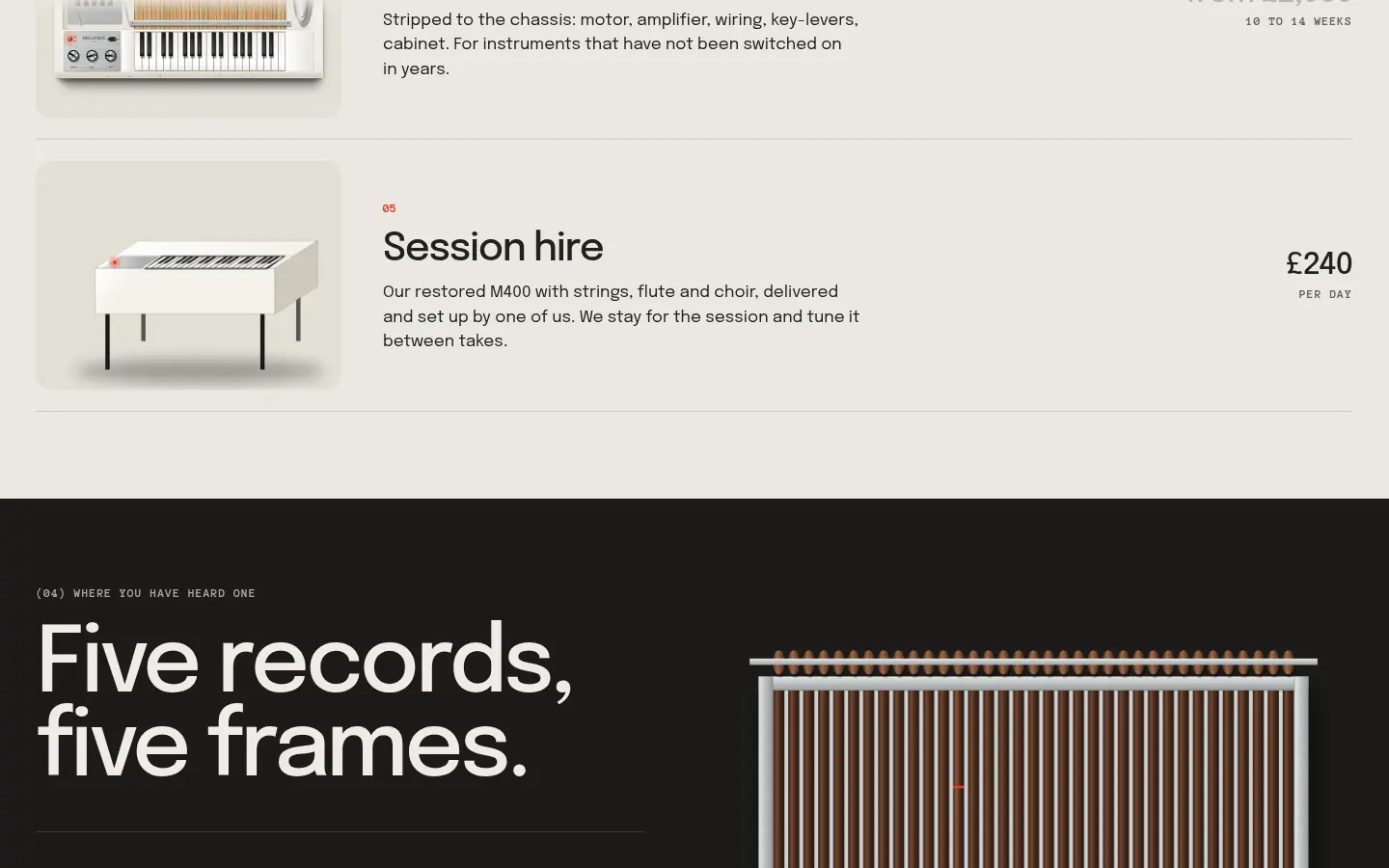 CAPSTAN, further down the home page