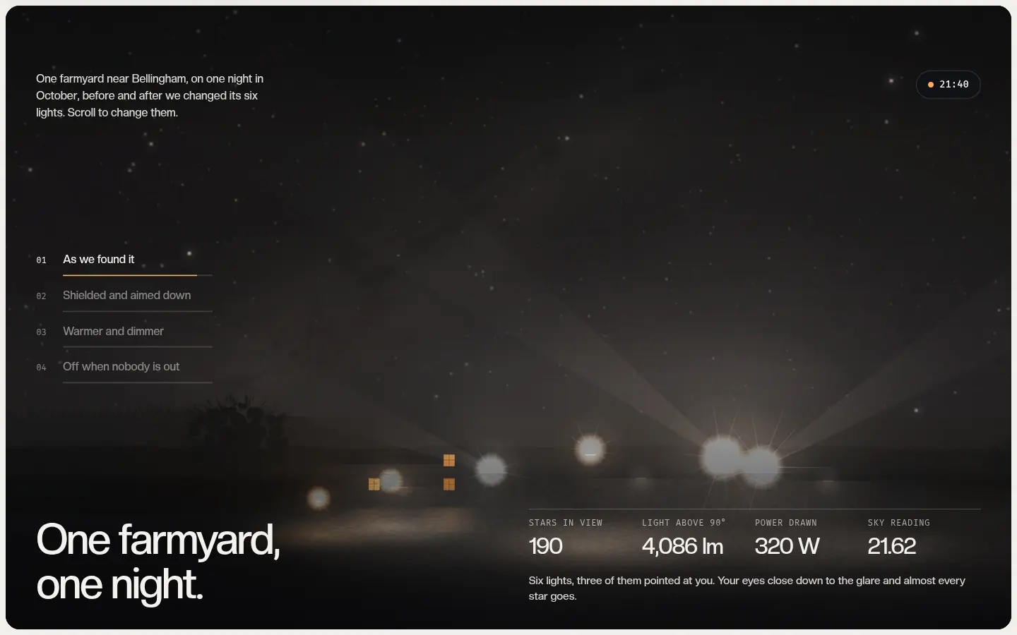 CUTOFF, further down the home page