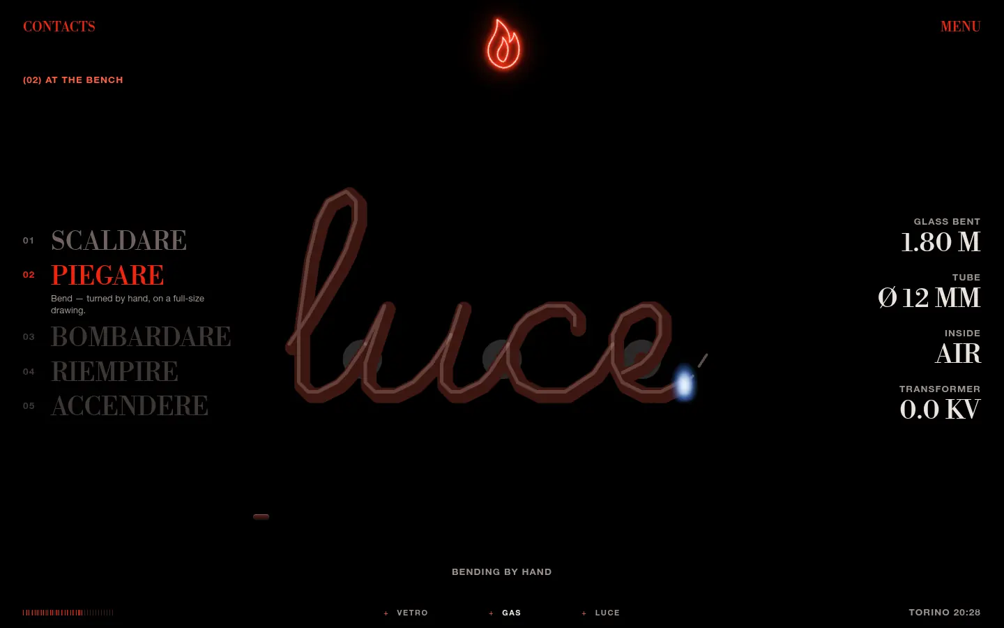 FIAMMA, further down the home page