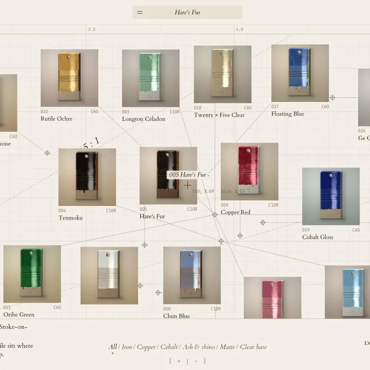 GLOST: the first screen of the site