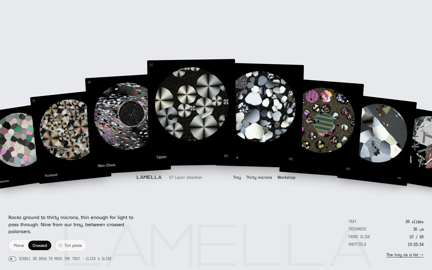 LAMELLA, further down the home page