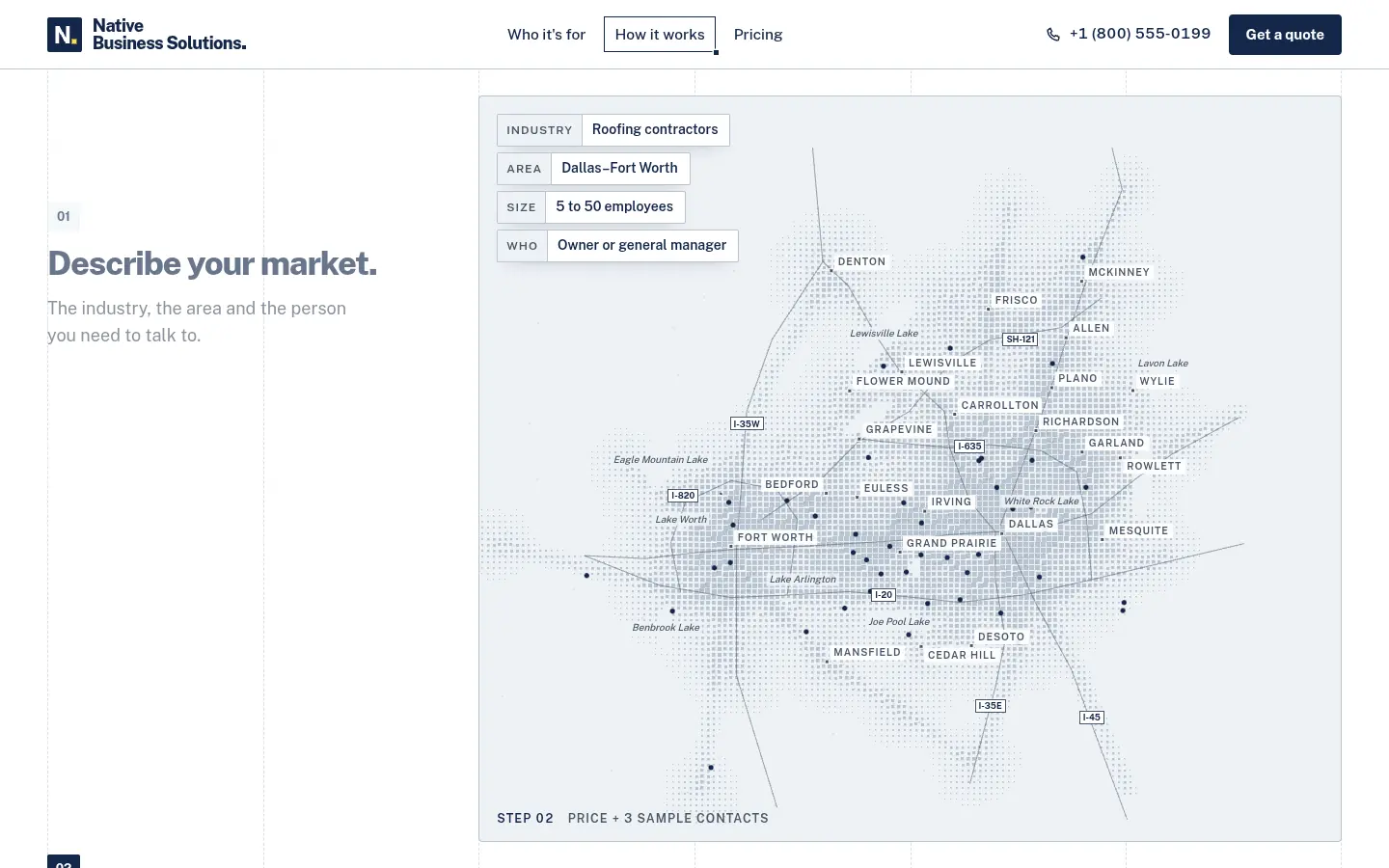LECTA, further down the home page