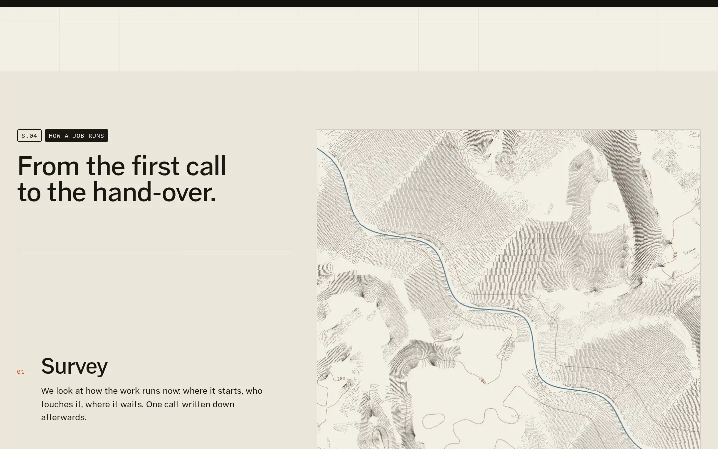 LUCA MORETTI, further down the home page