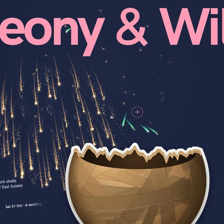 PEONY & WILLOW: the first screen of the site