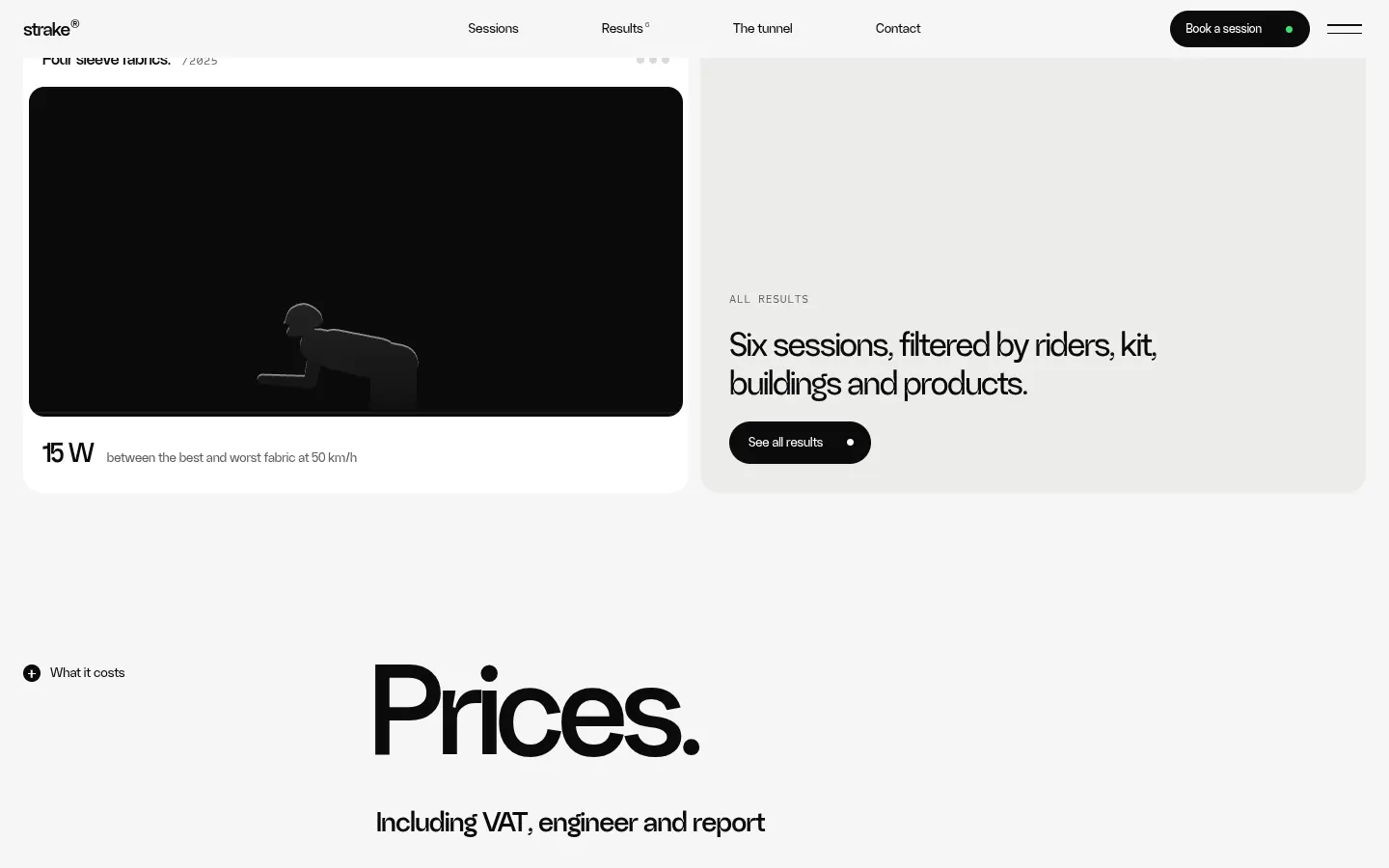 STRAKE, further down the home page