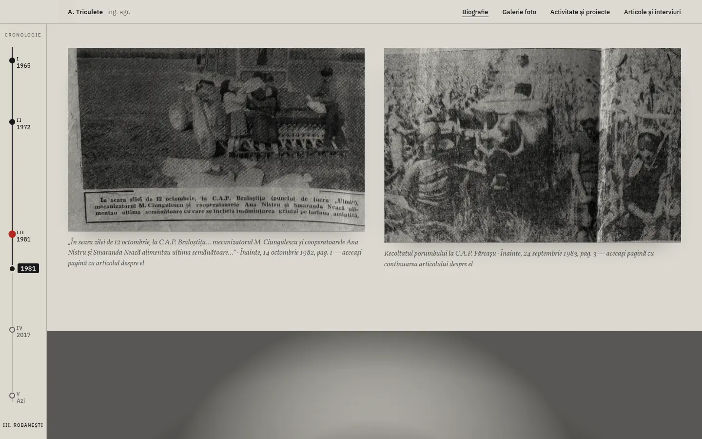 TATU, further down the home page