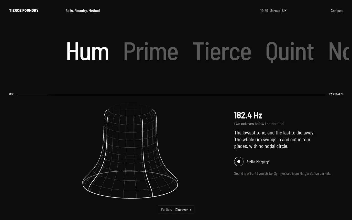 TIERCE FOUNDRY, further down the home page