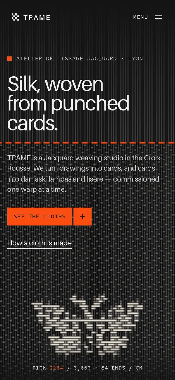 TRAME on a phone