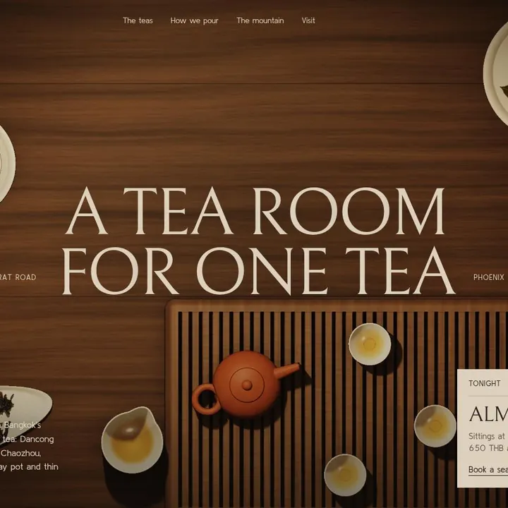 ZIAH: the first screen of the site