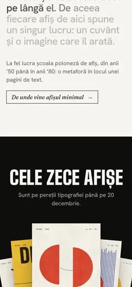 AFIȘAI Cluj on a phone, screen 3