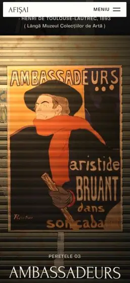 AFIȘAI on a phone, screen 2