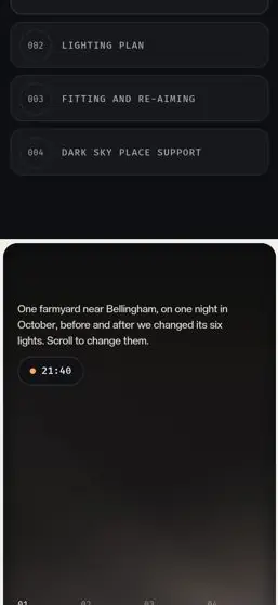 CUTOFF on a phone, screen 3