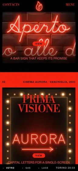 FIAMMA on a phone, screen 2