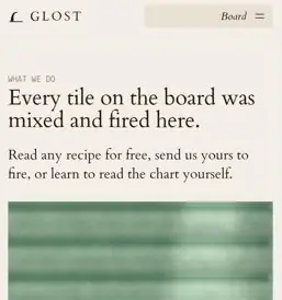 GLOST on a phone, screen 2