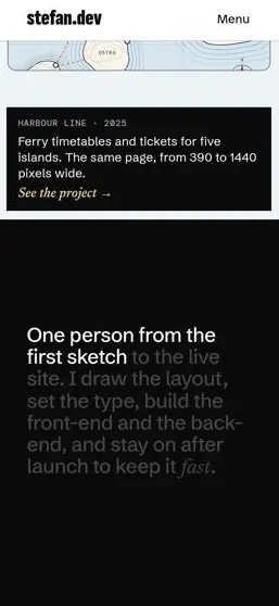 INSPECT on a phone, screen 2