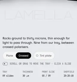 LAMELLA on a phone, screen 4