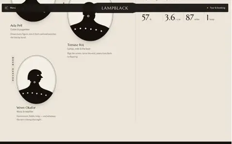 LAMPBLACK: home, further down