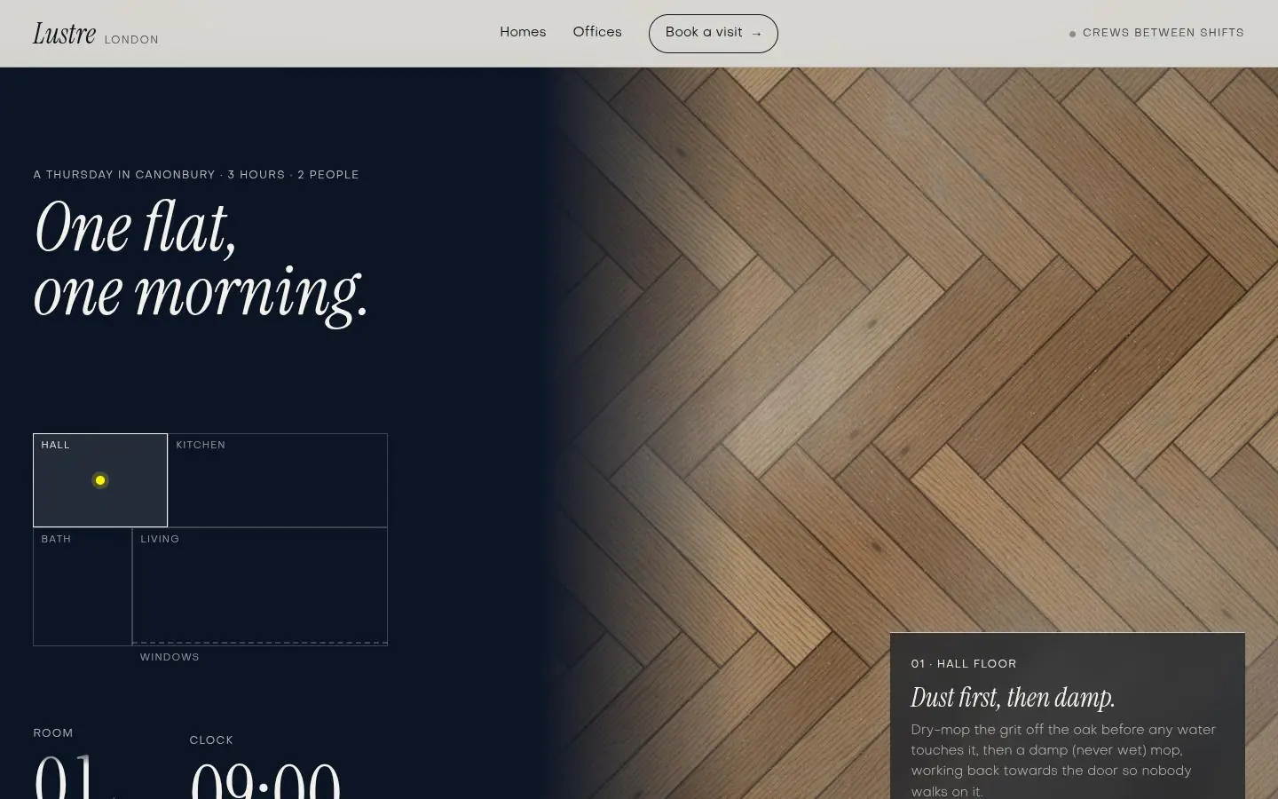 LUSTRE: home, further down
