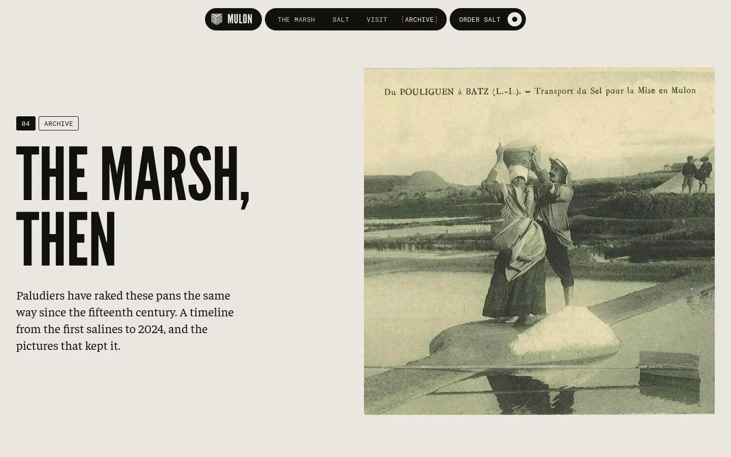 MULON: the archive page