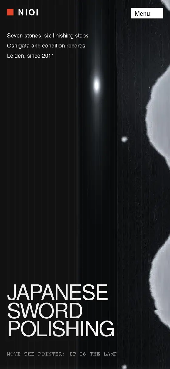 NIOI on a phone, screen 1