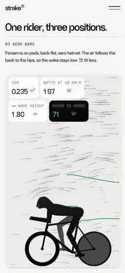 STRAKE on a phone, screen 4