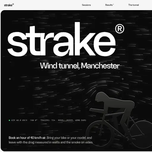 STRAKE, first screen