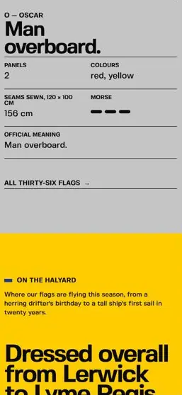 TACK & HALYARD on a phone, screen 2