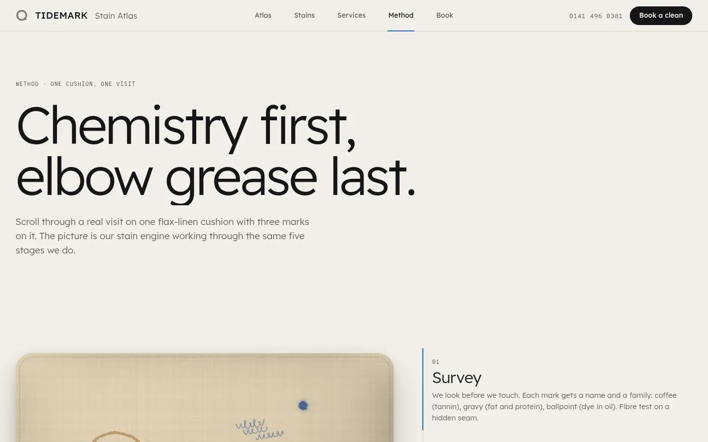 TIDEMARK: the method page