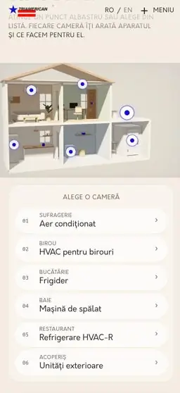 TRIAMERICAN „Porțelan” on a phone, screen 4