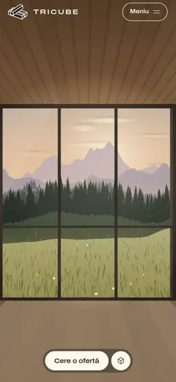 TRICUBE on a phone, screen 2