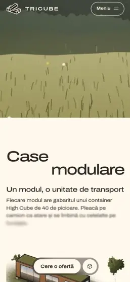 TRICUBE on a phone, screen 3