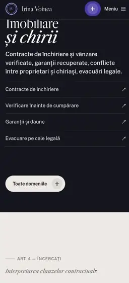 VOINEA on a phone, screen 4
