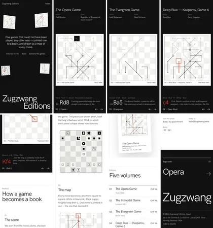 The same page at phone width.