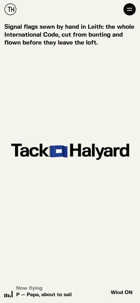 TACK & HALYARD — phone capture