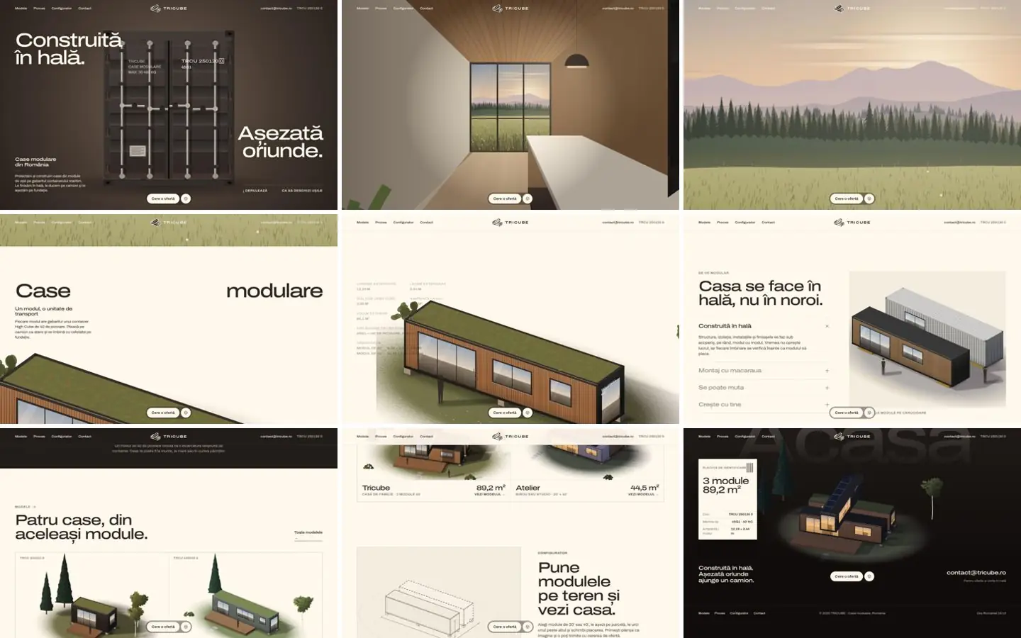 TRICUBE — full home page capture