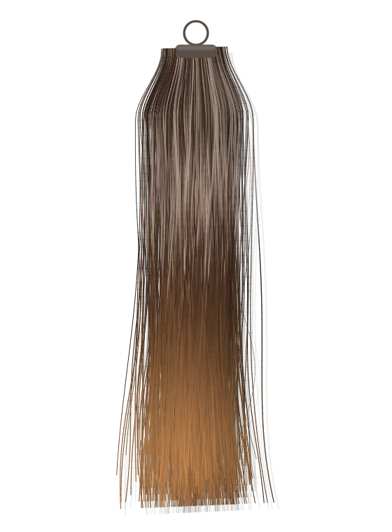 Caramel ombré: 4 to 8.3