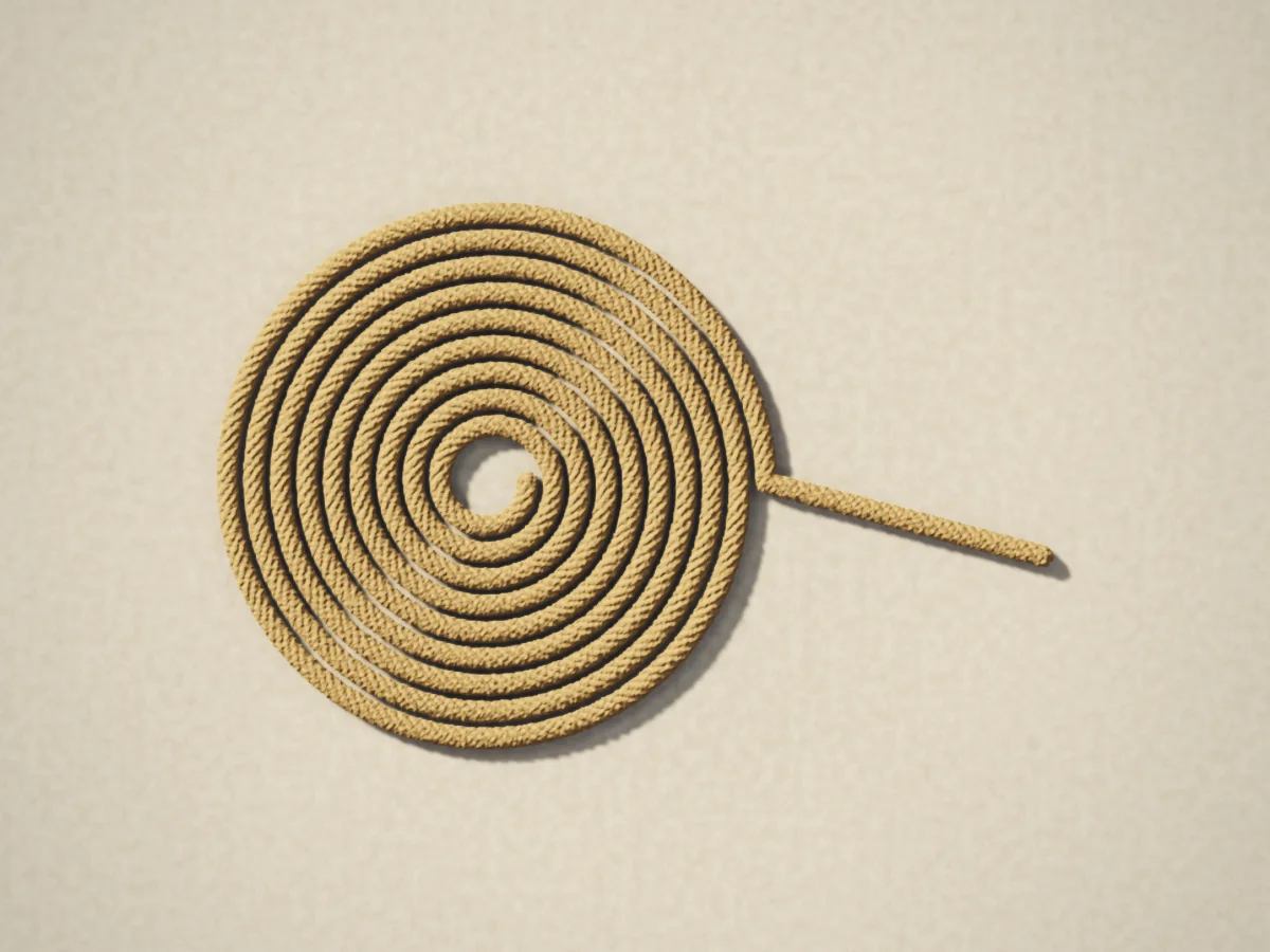 Jute twine, photographed on the counter