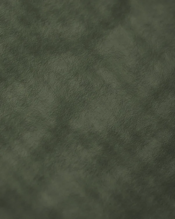 The cloth of No. 06 seen close: green loden