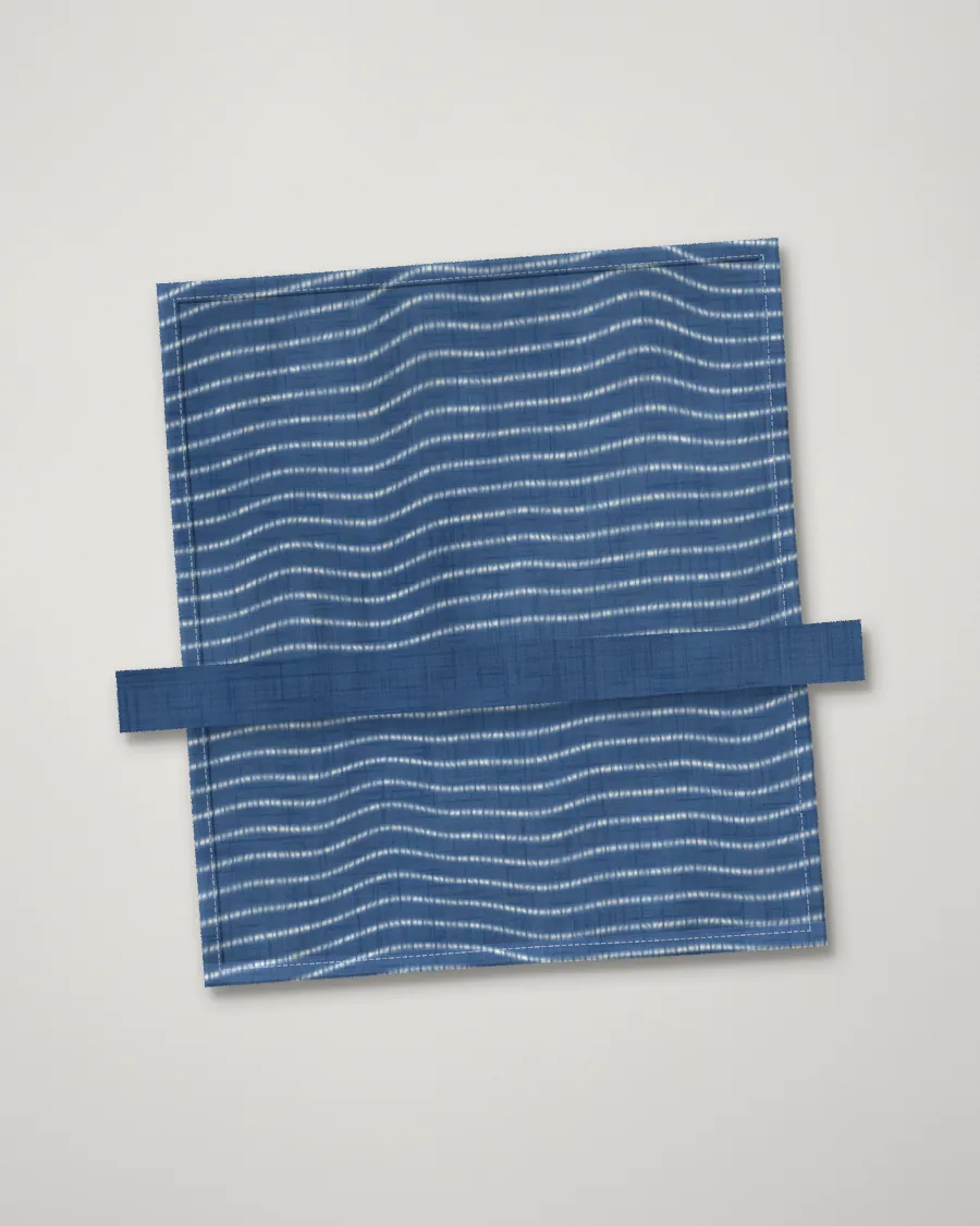Nui apron, folded, Mid shade