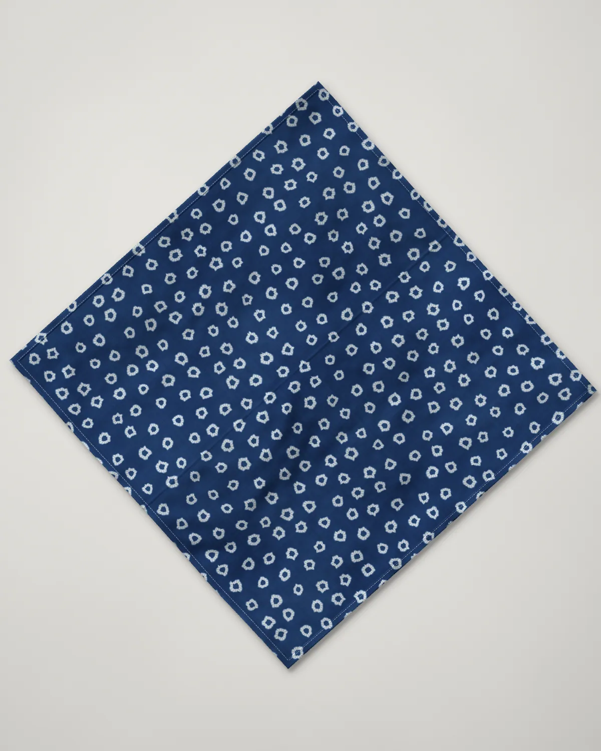 Kanoko bandana, laid flat, Deep
