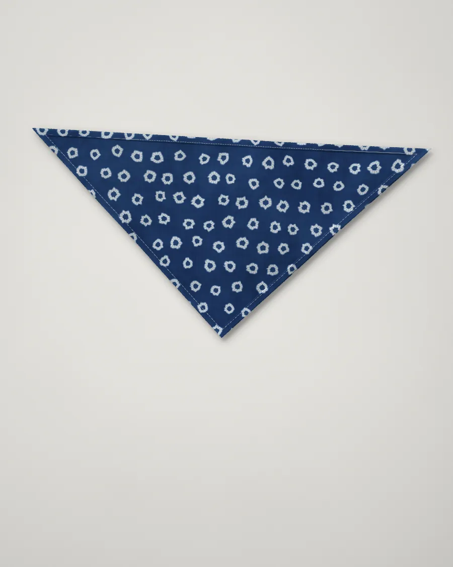 Kanoko bandana, folded, Deep