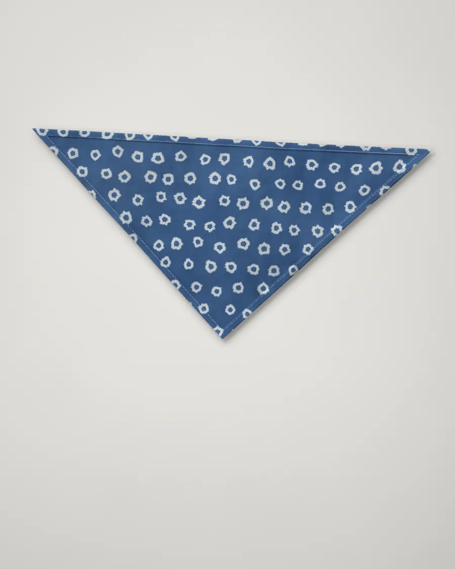 Kanoko bandana, folded, Mid shade