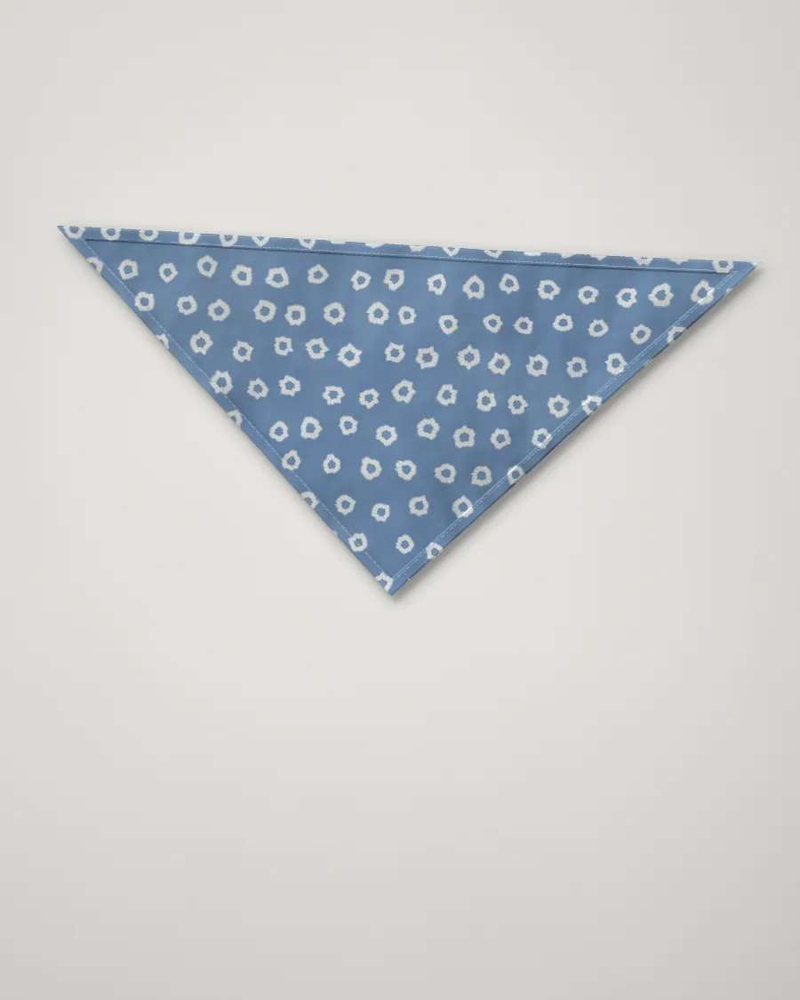Kanoko bandana, folded, Pale