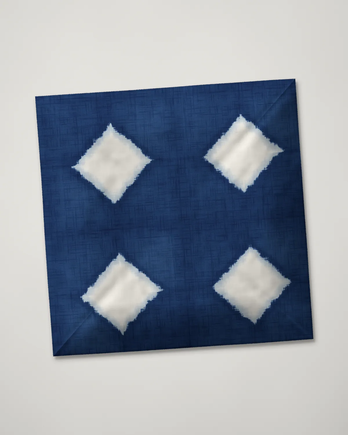 Itajime cushion cover, laid flat, Deep