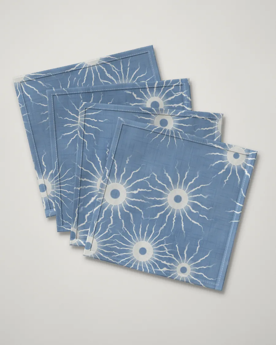 Kumo napkins, set of four, folded, Pale