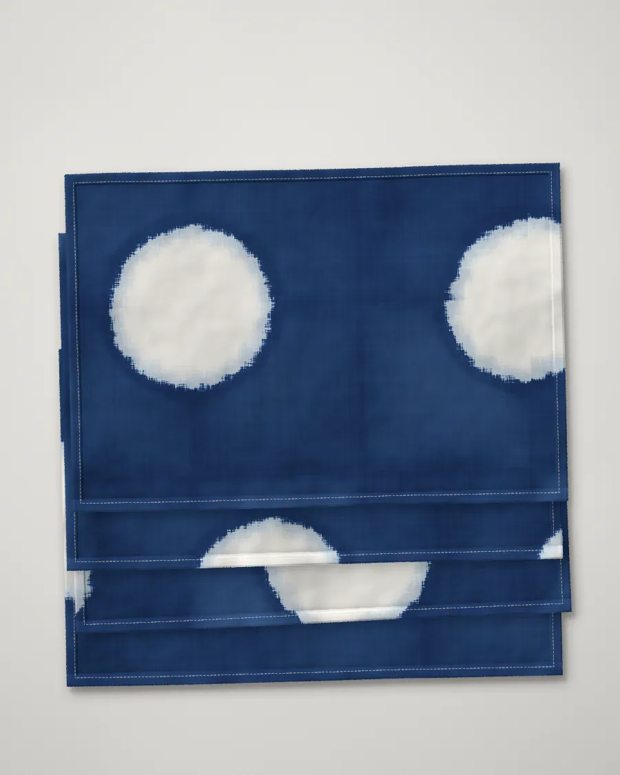 Itajime throw, folded, Deep